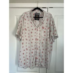 Dixxon Flannel Co Reaper Madness Tattoo Parlor Chola Biker Men Button Shirt 2X